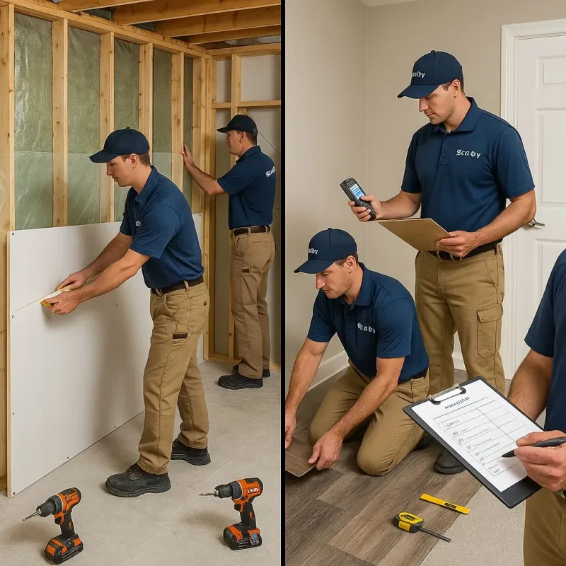 Repairs and Reconstruction process in Floyd County, IN